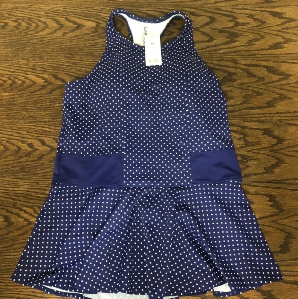 Lime Ricki XL Peplum swim Top